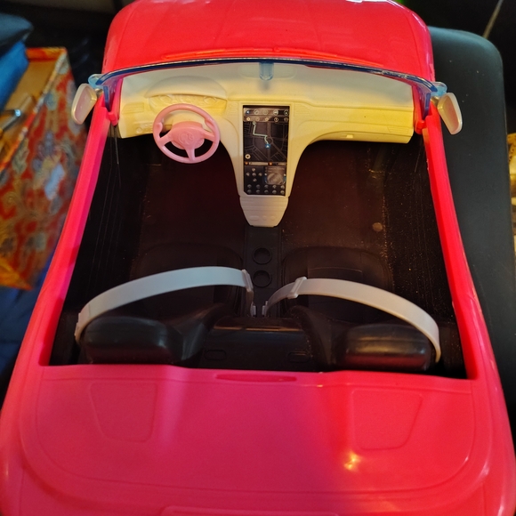 Pink Toy Convertible Car - Picture 3 of 3